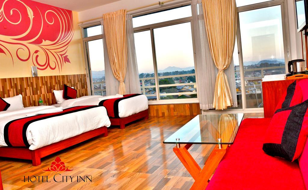 Hotel City Inn - Mountain View Pokhara Bagian luar foto