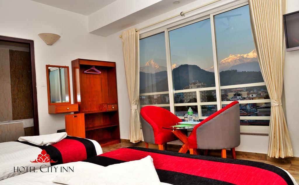 Hotel City Inn - Mountain View Pokhara Bagian luar foto