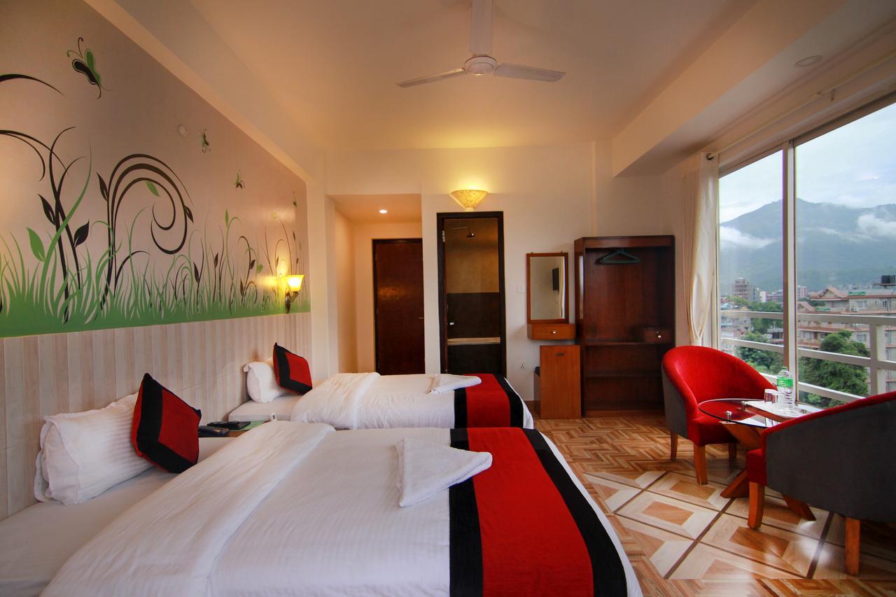 Hotel City Inn - Mountain View Pokhara Bagian luar foto